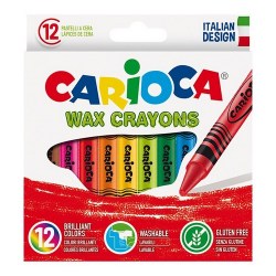 Κηρομπογιές Carioca Wax 12 χρωμάτων Κλασική (42365)
