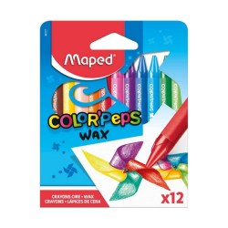 Κηρομπογίες Maped Λεπτές 12 Χρώματα (861011)