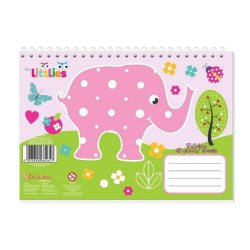 Μπλοκ Ζωγραφικής Pink Elephant 17x24cm 40 φύλλα the Littlies (647036)