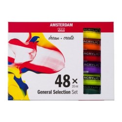 Talens Amsterdam Ακρυλικά Χρώματα  Σετ 48x20ml (TL17820448)
